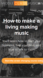 Mobile Screenshot of middleclassmusician.com